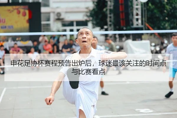 申花足协杯赛程预告出炉后，球迷最该关注的时间点与比赛看点